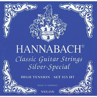 Hannabach Classical Guitar String Set "Silver Special" Blue High Tension 815HT