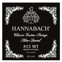Hannabach Classical Guitar Set-Silv/Special 815  Blk Medium Tension
