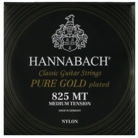 Hannabach Pure Gold 825MT Classical Guitar Strings, Full Set Made in Germany