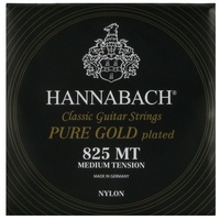 Hannabach Pure Gold 825MT Classical Guitar Strings, Full Set Made in Germany