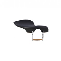 Full Size Guarneri Viola Ebony Chinrest with Standard Nickel Bracket Full Size