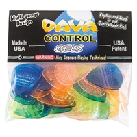 Dava Control POLYCARBONATE GEL Guitar Picks / Plectrums - 36 Picks Mixed