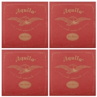 4 sets Aquila 86U Red Series Concert Low-G Tuning Ukulele Strings AQU86U