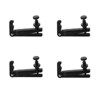 Wittner String Adjusters / Fine Tuner for Viola, Black Made in Germany Set of 4