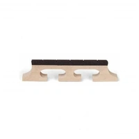 5-String Banjo Bridge Maple with Notched Ebony Top - Height 9/16"