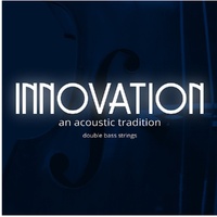 Innovation Double Bass Set Silver Slap 140SLP  Strings 3/4 Size