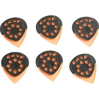 Dava Jazz Grip Gels Small  - 6-Pack Clear Orange - Jazz Picks