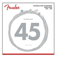 Fender 9050L Stainless Steel Flatwound Long Scale Light Bass Strings (45-100)