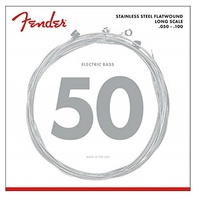 Fender 9050ML Stainless Steel Flatwound Long Scale Bass Strings (50-100)