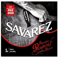 Savarez  A140L Phosphor Bronze  Acoustic Guitar Strings 12 - 53