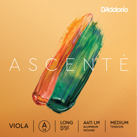 D'Addario AscentǸ Viola A String, Long Scale, Medium Tension