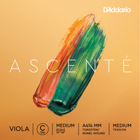 D'Addario Ascenté Viola C String, Medium Scale, Medium Tension