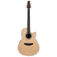 Ovation Applause Standard Mid Depth Acoustic / Electric Guitar Natural