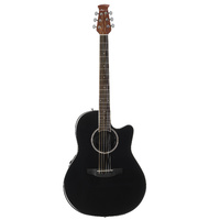 Ovation Applause Standard Mid Depth Acoustic / Electric Guitar Black