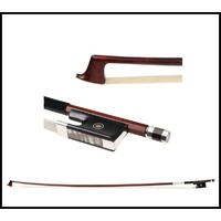 Mueller Octagonal Brazilwood 3/4 Violin Bow Fully Mounted Ebony Frog Abalone sli