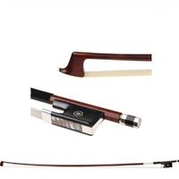 Mueller Octagonal Brazilwood 1/4 Violin Bow Fully Mounted Ebony Frog Abalone sli