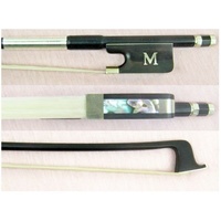 Carbon 4/4 Viola Bow Carbon Fiber / Graphite Stamped Mueller suit 15 - 16" Viola