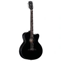 Alvarez ABT60CE8BK Baritone 8-string Acoustic Electric Guitar - Black