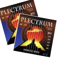 Thomastik-Infeld AC113 Plectrum Bronze Acoustic Guitar Strings 13 - 61 2 sets 