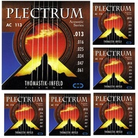 Thomastik-Infeld AC113 Plectrum Bronze Acoustic Guitar Strings 13 - 61 6 sets