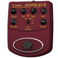 The Behringer ADI21 Vtone Acoustic Amplifier Modeler/Direct Driver DI