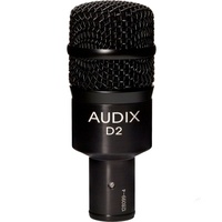 Audix D2 Hypercardioid Dynamic Drum & Low/Mid Frequency Instrument Microphone