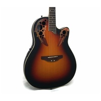 Ovation Applause AE247 Acoustic / Electric Guitar Mid depth  Cutaway Sunburst