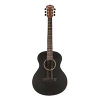 Washburn AGM5BMK-A-U G-Mini Traveller Guitar Apprentice, Black Matte