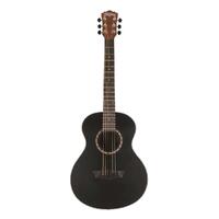 Washburn AGM5BMK-A-U G-Mini Traveller Guitar Apprentice, Black Matte