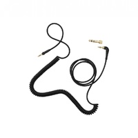 AIAIAI C02 Coiled Black  Headphone Cable with Adapter