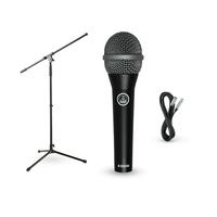 AKG D8000M Microphone with Cable and Boom Stand Pack
