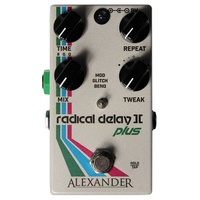 Alexander Pedals Radical Delay II+ (2 Plus) Guitar Effects Pedal