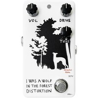Animals Pedal I Was A Wolf In The Forest V2 Distortion Effects Pedal White