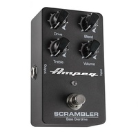 Ampeg Scrambler Bass Overdrive Bass Guitar Effects Pedal