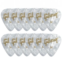 Gibson APRW12-74M Pearloid Medium  - 12 Pack Guitar Picks