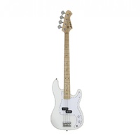 Aria STB-PB/M Series Electric Bass Guitar -  White