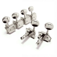 Gotoh SD91-05M 6-In-Line Vintage Style Tuners for Fender Strat Tele - NICKEL