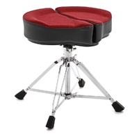 Ahead Spinal-G Saddle Throne - Red Swivel Height AdjusT 4-leg Base