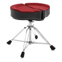 Ahead Spinal-G Saddle Throne - Red Swivel Height AdjusT  4-leg Base