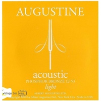 Augustine Phosphor Bronze Acoustic Guitar Strings Light 12 - 53