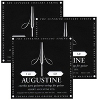 Augustine Classic Black Classical Guitar Strings low Tension 3 full sets
