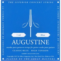 Albert Augustine Classic Blue High Tension set Classical Guitar Strings