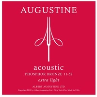 Augustine Phosphor Bronze Acoustic Guitar Strings Extra Light 11 - 52