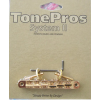 TonePros AVR2-G Tuneomatic Bridge Gold ABR-1 Replacement