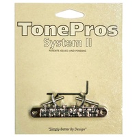 TonePros AVR2 Tune-O-Matic Bridge ABR1 Replacement Nickel