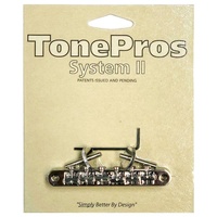 TonePros ABR-1 Tuneomatic Bridge (Notched Saddles) chrome AVR2P-C