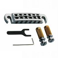 TonePros AVT2G-N LOCKING WRAP AROUND BRIDGE SET for Gibson Nickel