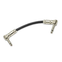 Analysis Plus Black Oval Patch Cable 0.2m  ( 8" ) USA Made