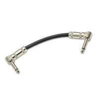 Analysis Plus Black Oval Patch Cable 0.2m  ( 8" )