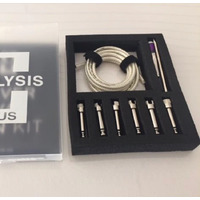 Analysis Plus Silver Oval Thin Guitar effects Cable kit